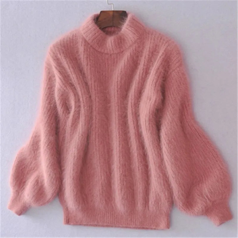 Estelle - Vintage Angora Sweater for a Timeless Look