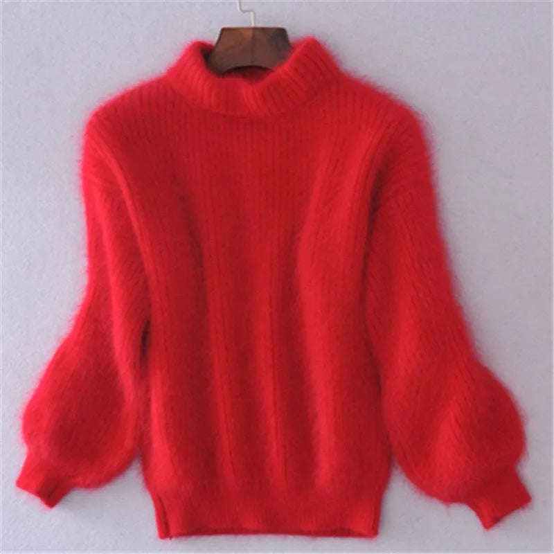 Estelle - Vintage Angora Sweater for a Timeless Look