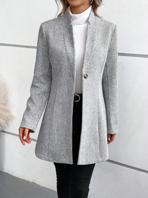 SOFIA| Elegant Textured Coat