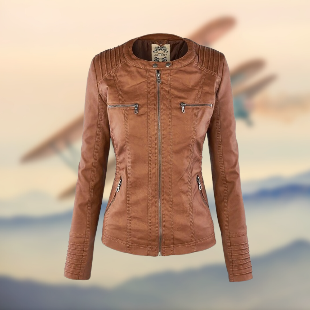 Cynthia - Handmade Italian leather jacket