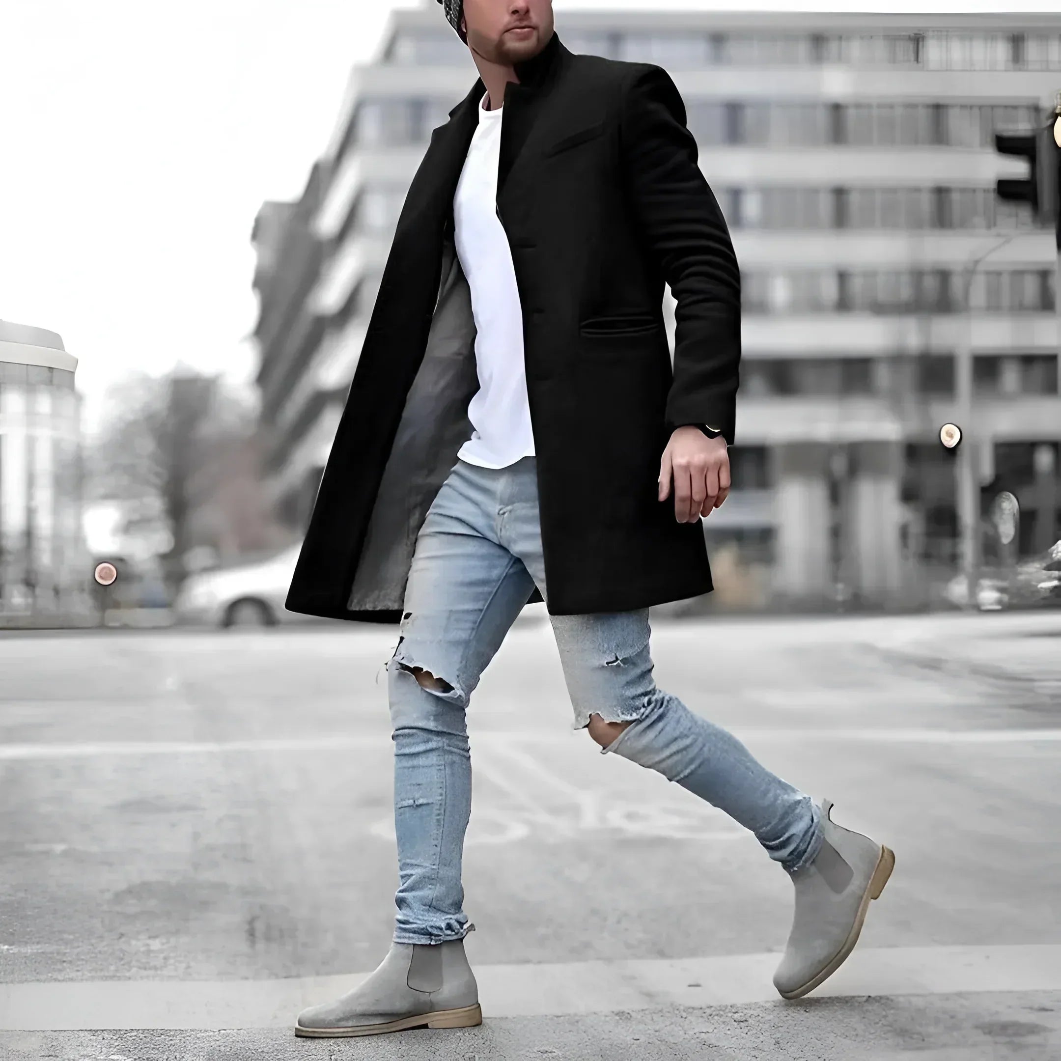 Dustin™ | Elegant Long Coat