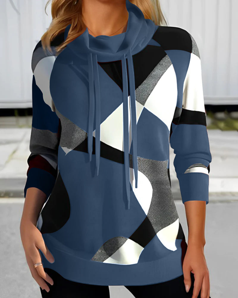 Carlene | Garment with Geometric Print