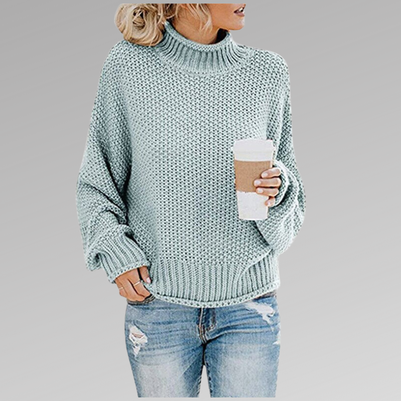 Temia | Cozy knit turtleneck sweater