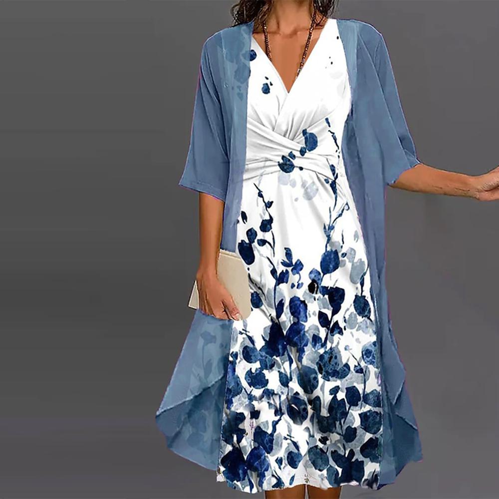 Lucille™ - Flowy Wrap Dress