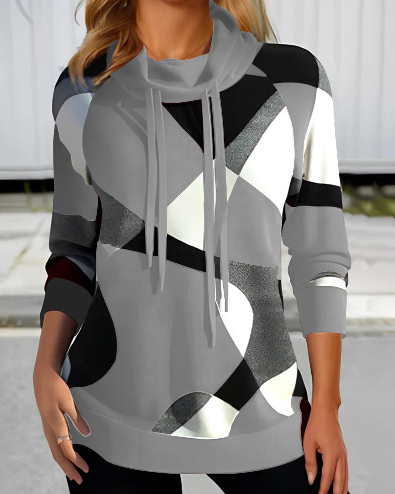 Carlene | Garment with Geometric Print