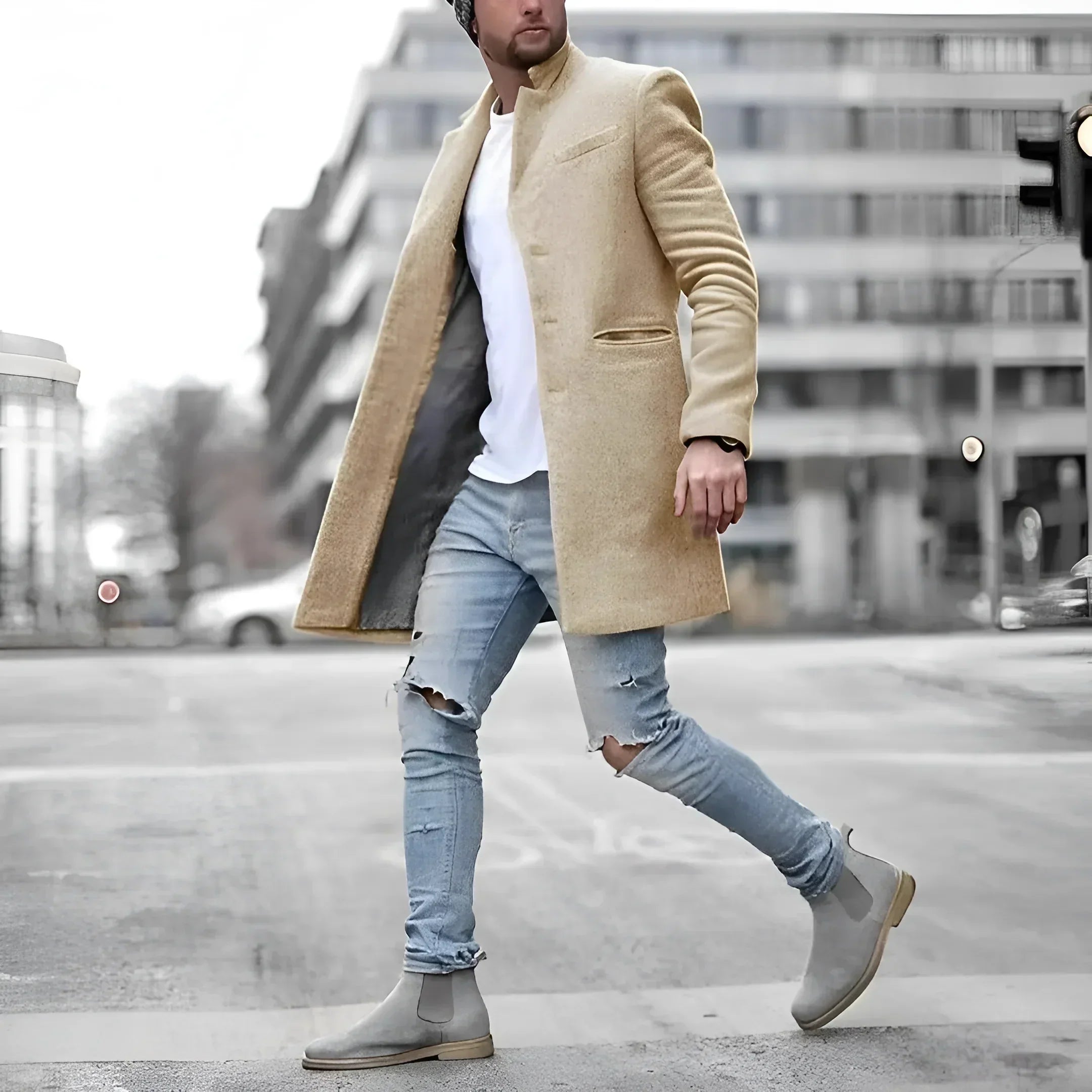 Dustin™ | Elegant Long Coat