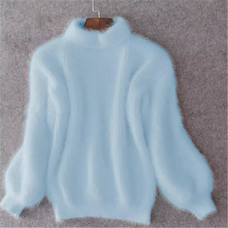 Estelle - Vintage Angora Sweater for a Timeless Look