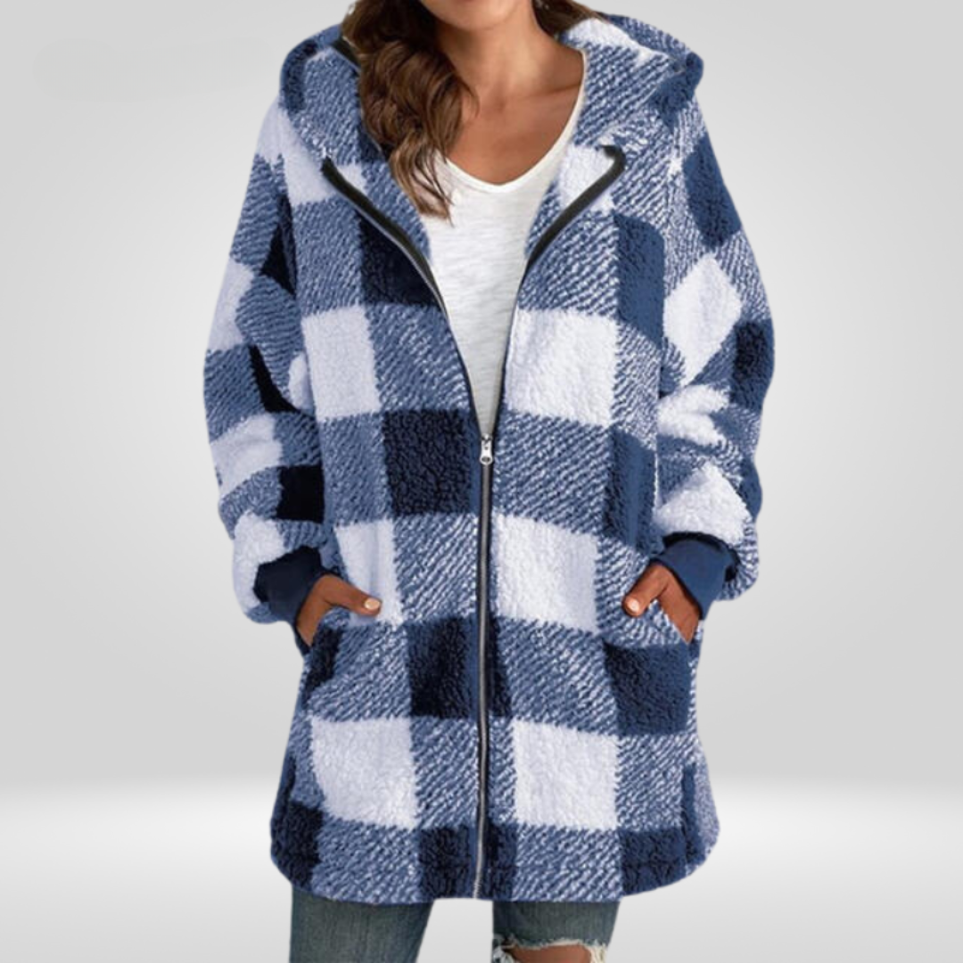 Mary® Cozy Plaid Jacket