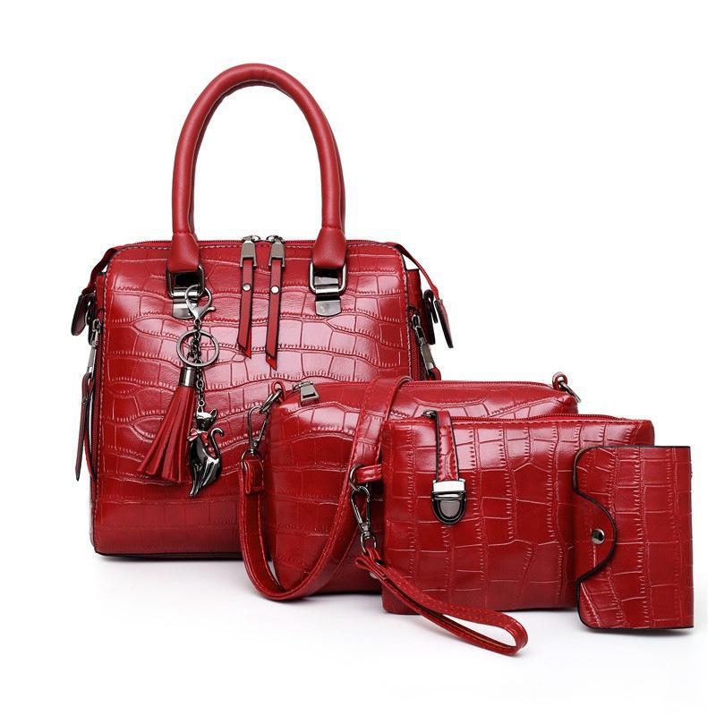 Valentina® | 4-Piece Leather Bag Set