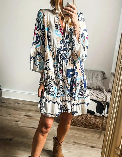 Rechelle™ - Bohemian Tunic Dress