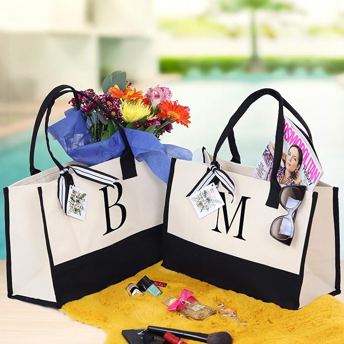 Mariangela® | Personalized Tote Bag with Letter