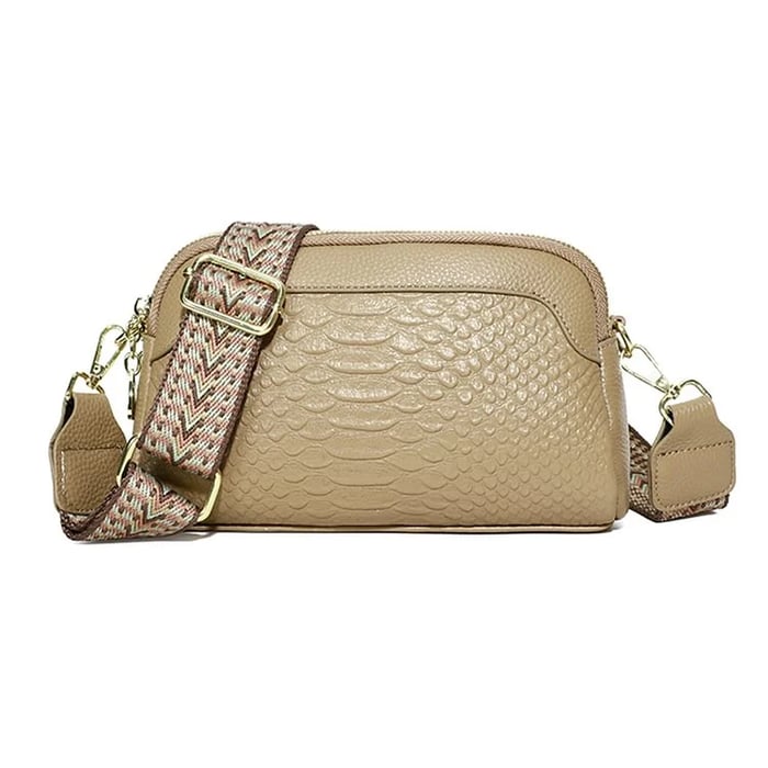 Ilaria® | Elegant Charm Mini Crossbody Bag with Crocodile Pattern