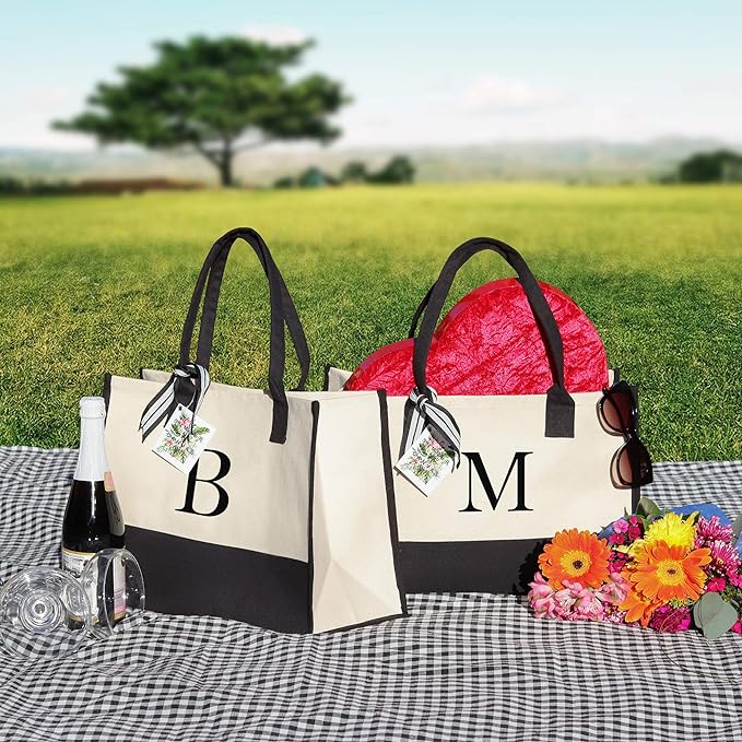 Mariangela® | Personalized Tote Bag with Letter