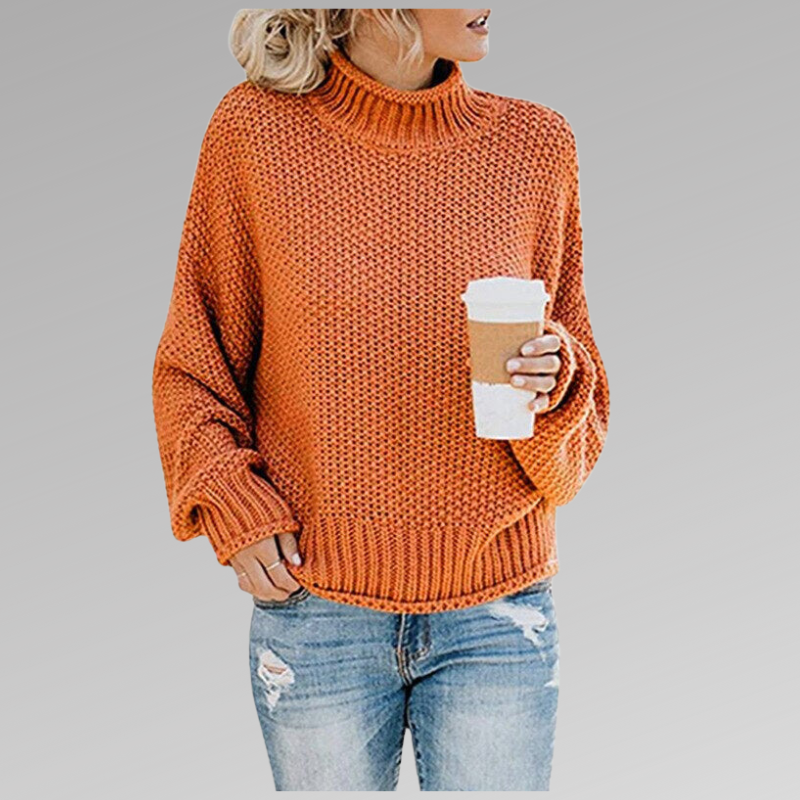 Temia | Cozy knit turtleneck sweater