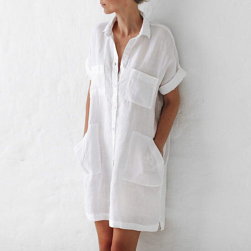 Jomarie™ - Relaxed Shirt Dress