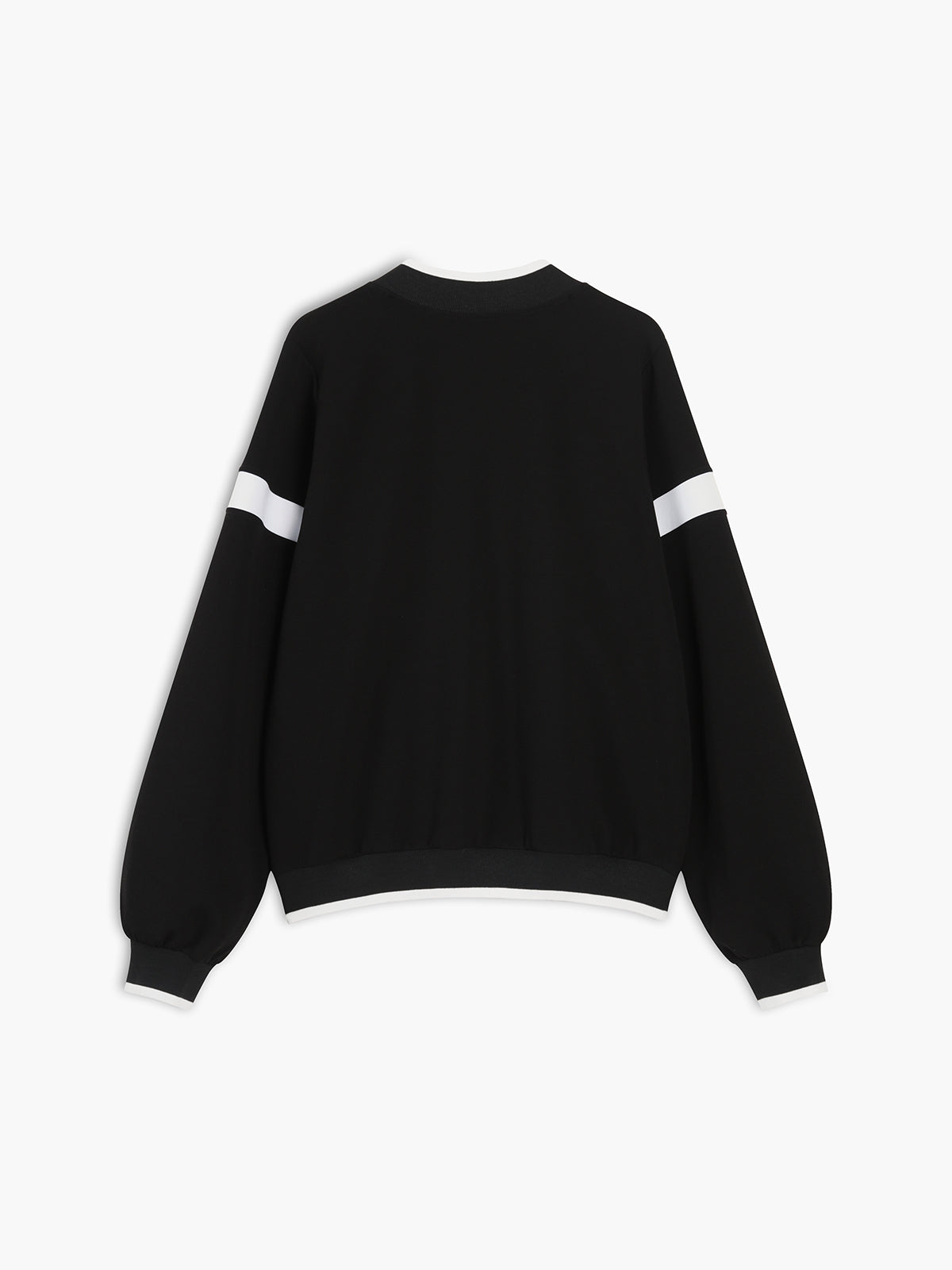 SCARLETT - Contrast Trim Oversized Sweatshirt