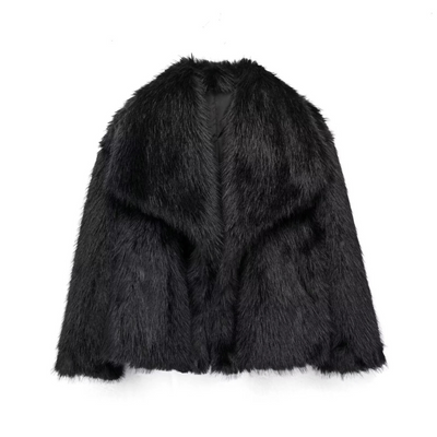 Yasmin - Coat with fur effect