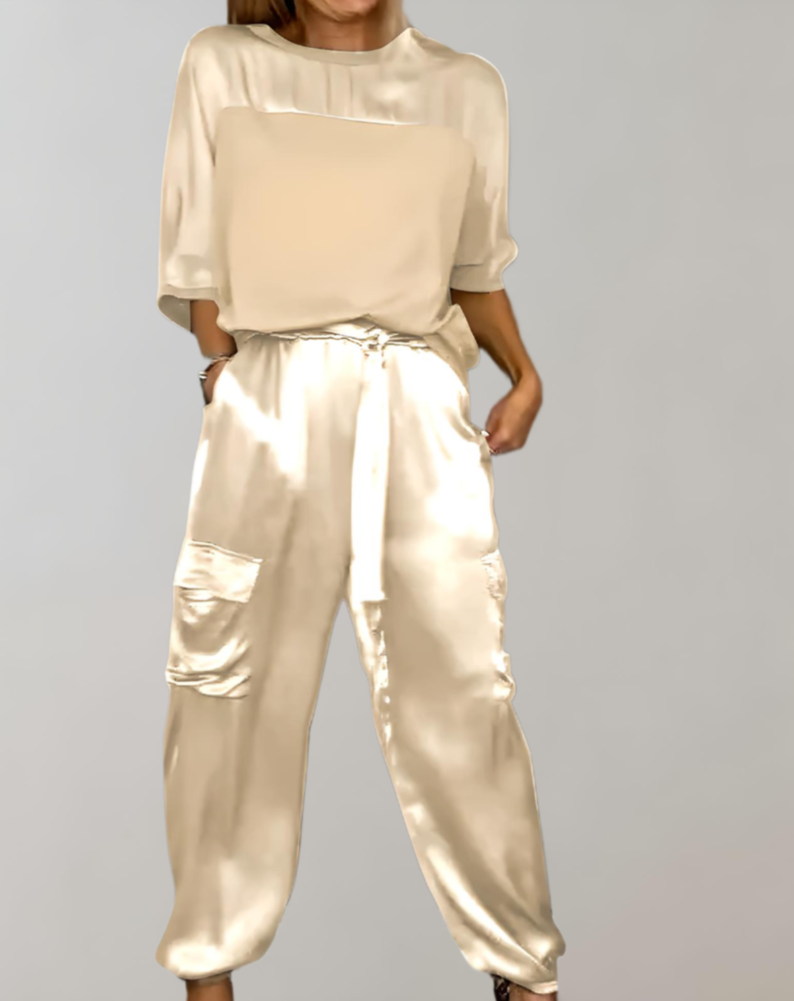 Finley - Silky Cargo Lounge Set