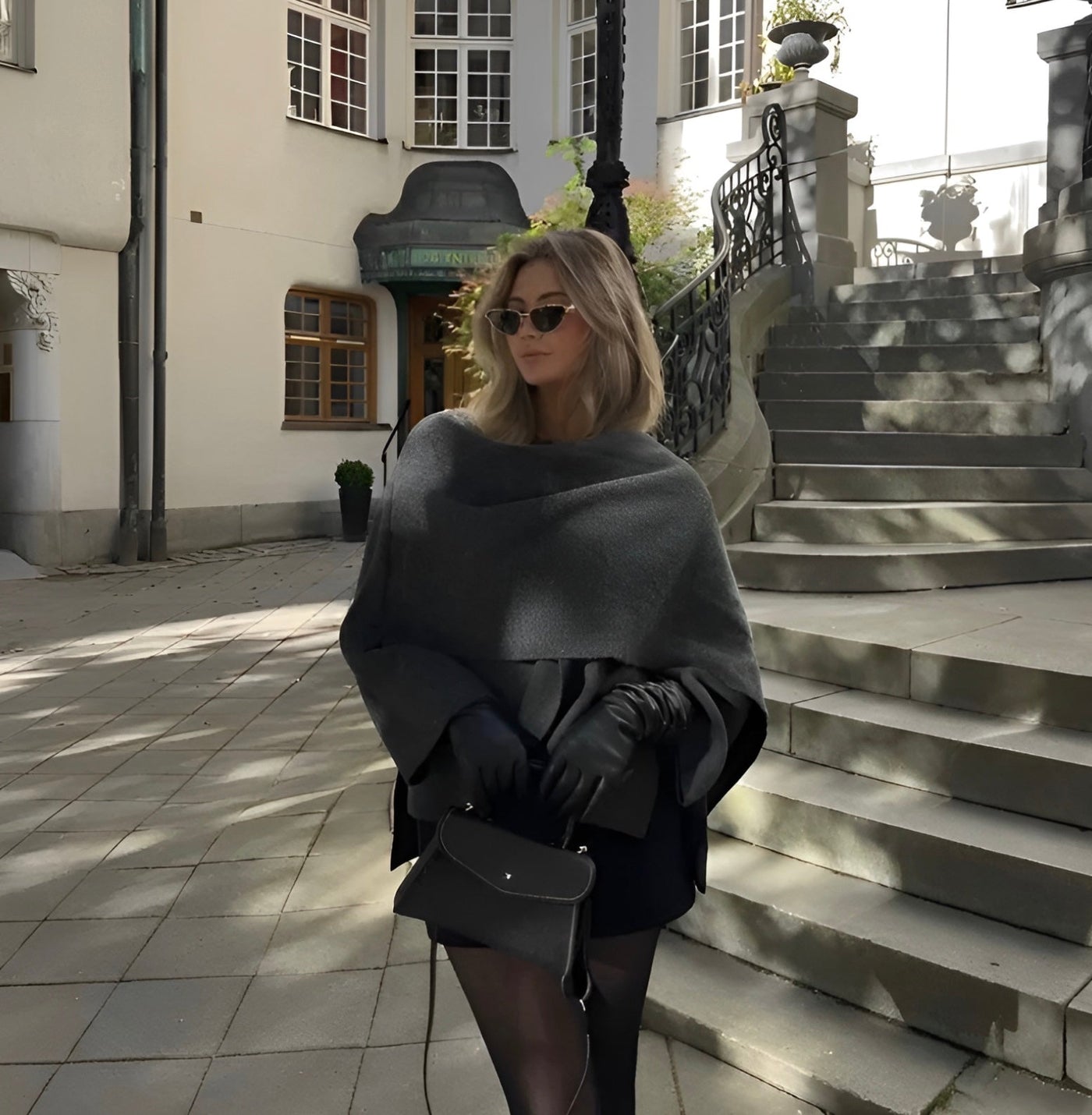 Elif | Viral Cape Coat