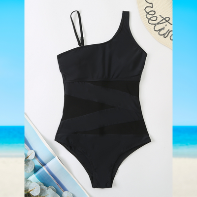 Denise - Chic Asymmetrical Swimsuit