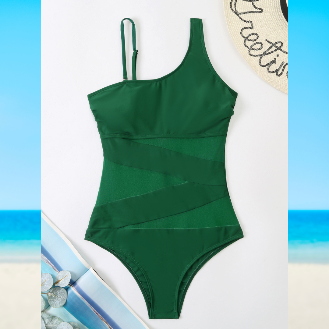 Denise - Chic Asymmetrical Swimsuit