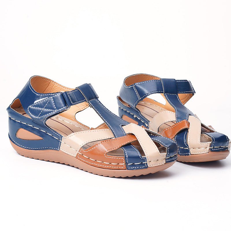 Kiana™ - Chic Multi-Strap Wedge Sandals