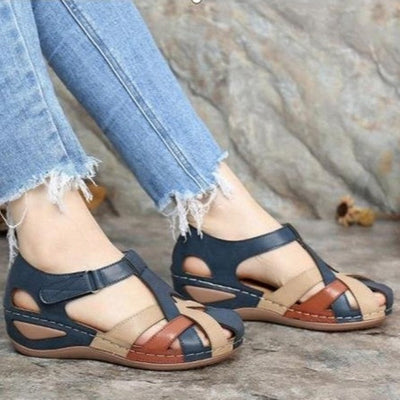 Kiana™ - Chic Multi-Strap Wedge Sandals