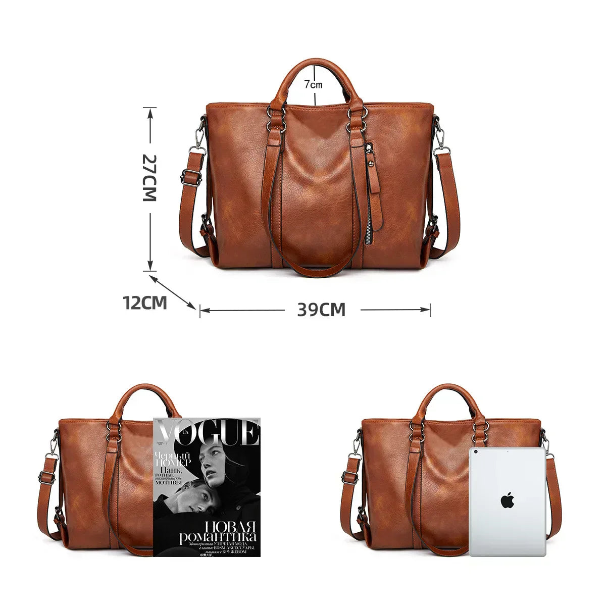 Lux™ Large Leather Bag