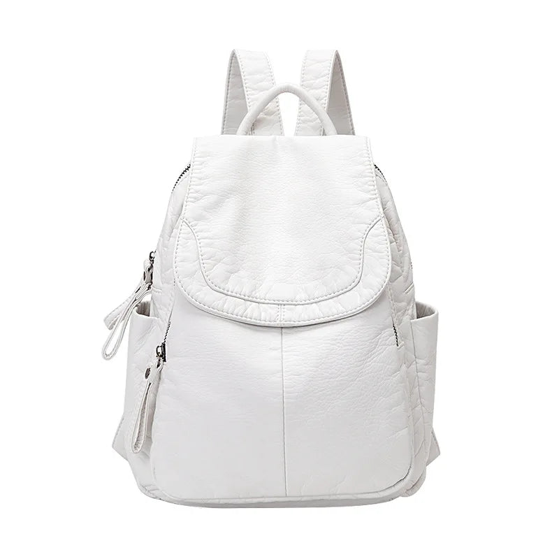 Lux™ Washed leather backpack