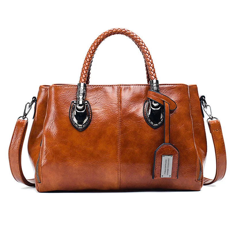 Lux™ Elegant Leather Dufflebag