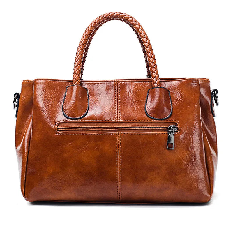 Lux™ Elegant Leather Dufflebag