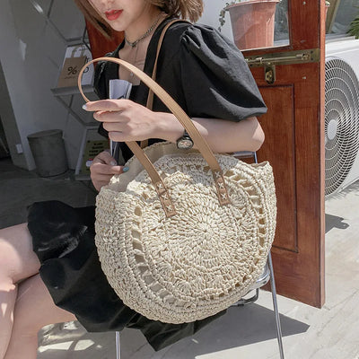 Natalia® | Multi-functional Straw Crossbody Bag