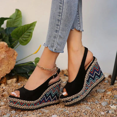 Zelina™ - Boho Wedge Sandals