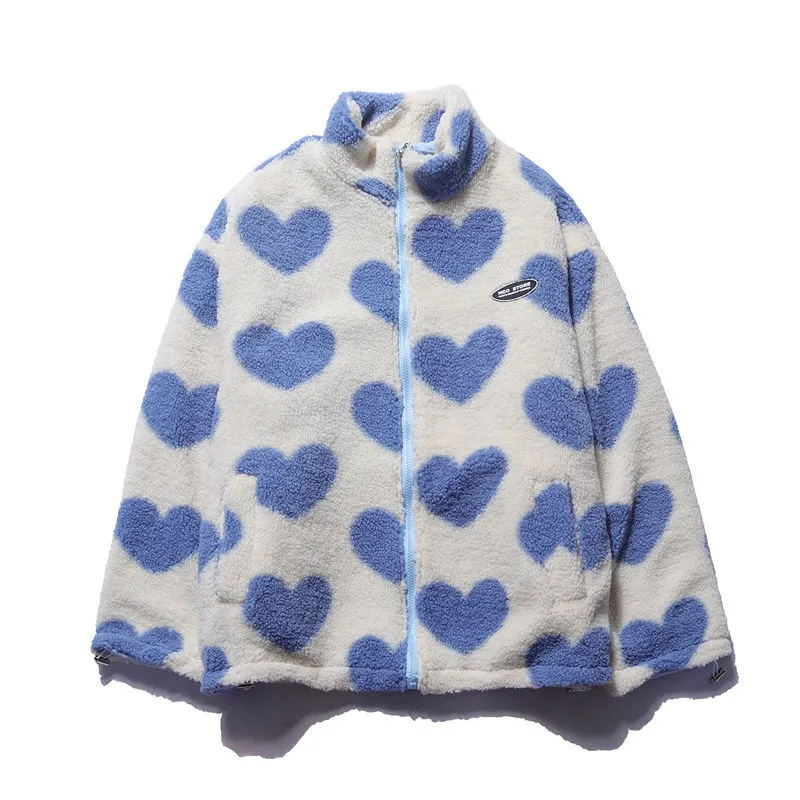 BacioDeluxe | Double-Sided Heart Coat - Unique Collection