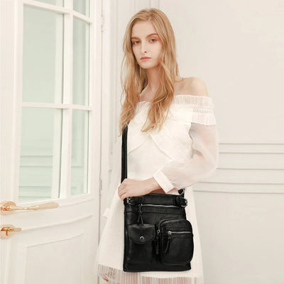 Lux™ Soft Leather Shoulder Bag