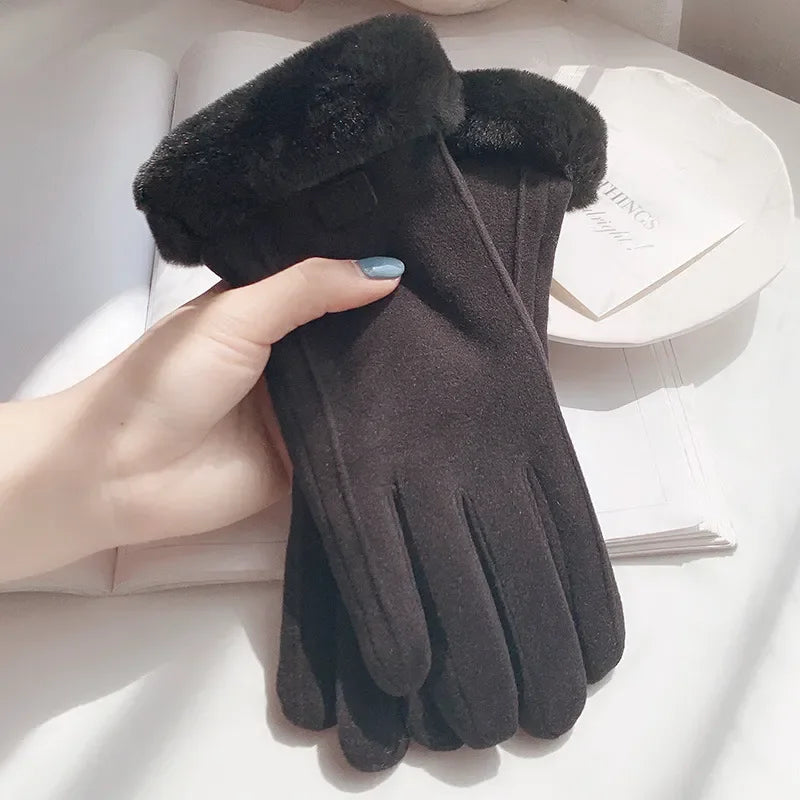 Velura Touch Gloves | Warm & Stylish Winter Comfort