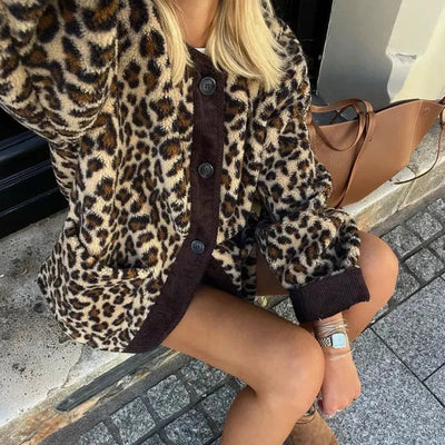 Vivian - Stylish Leopard Cardigan