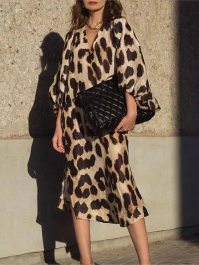 Lisa™ - Leopard Print Dress