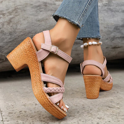 Landon™| Orthopedic Mid Heel Sandals