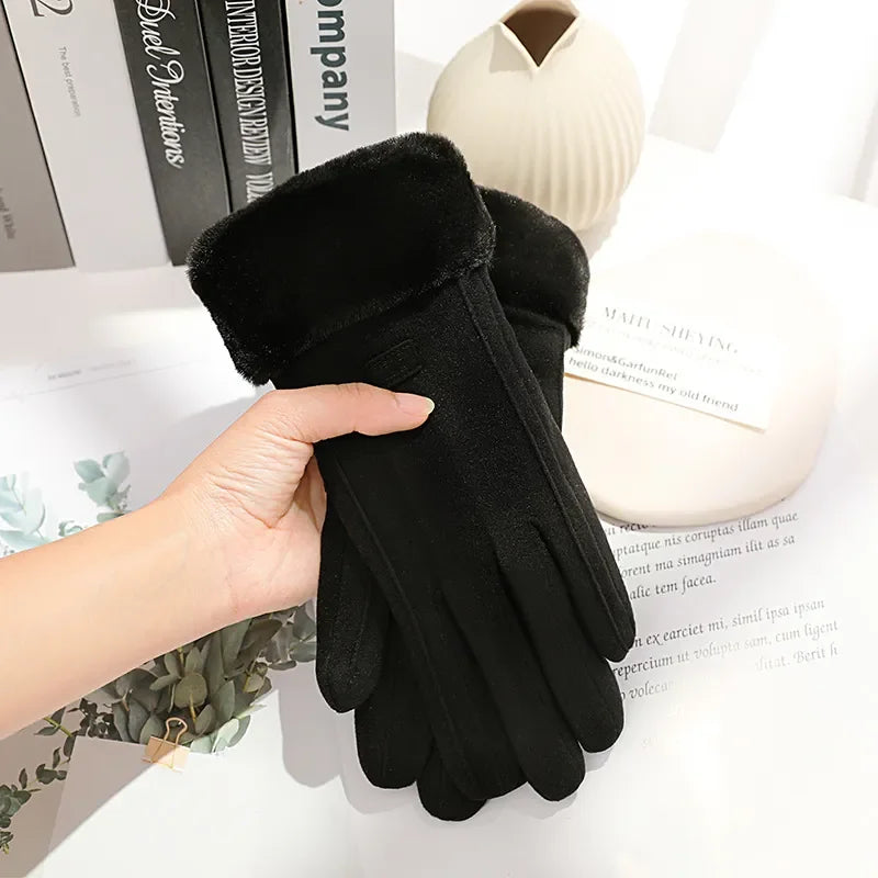 Velura Touch Gloves | Warm & Stylish Winter Comfort