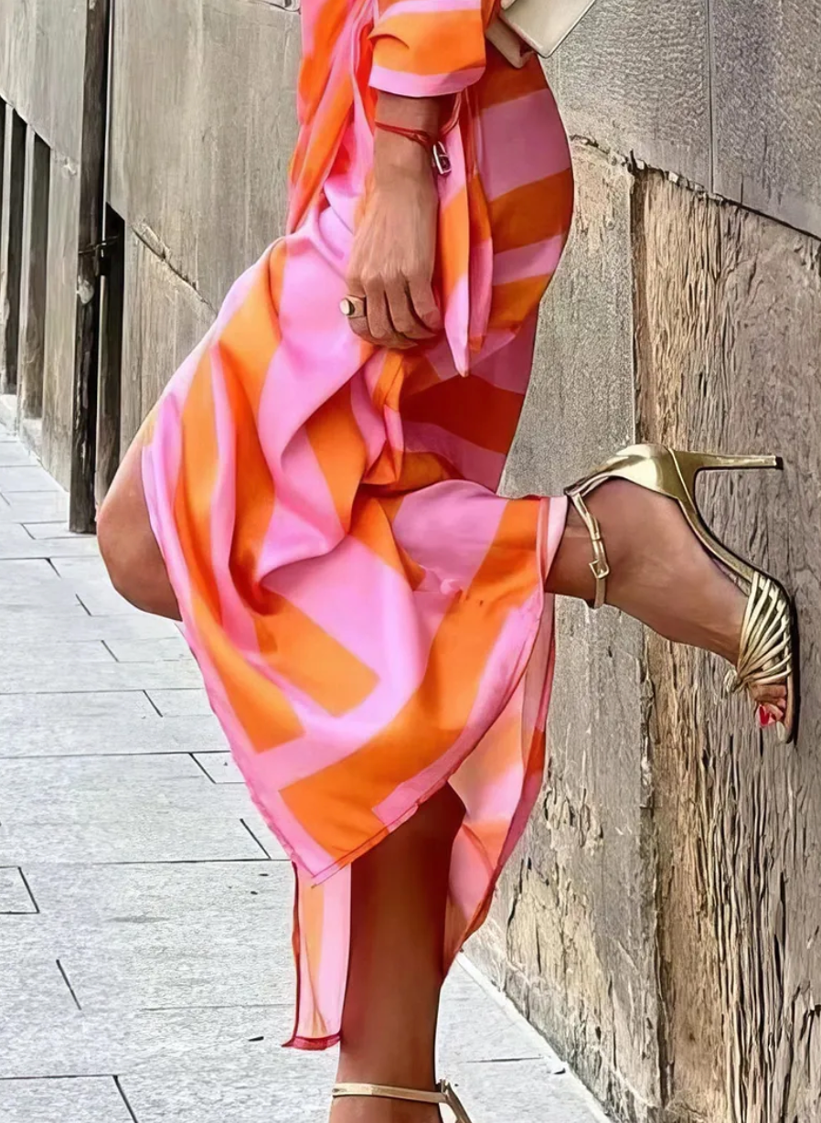 SOLANA™ - Printed Wrap Dress