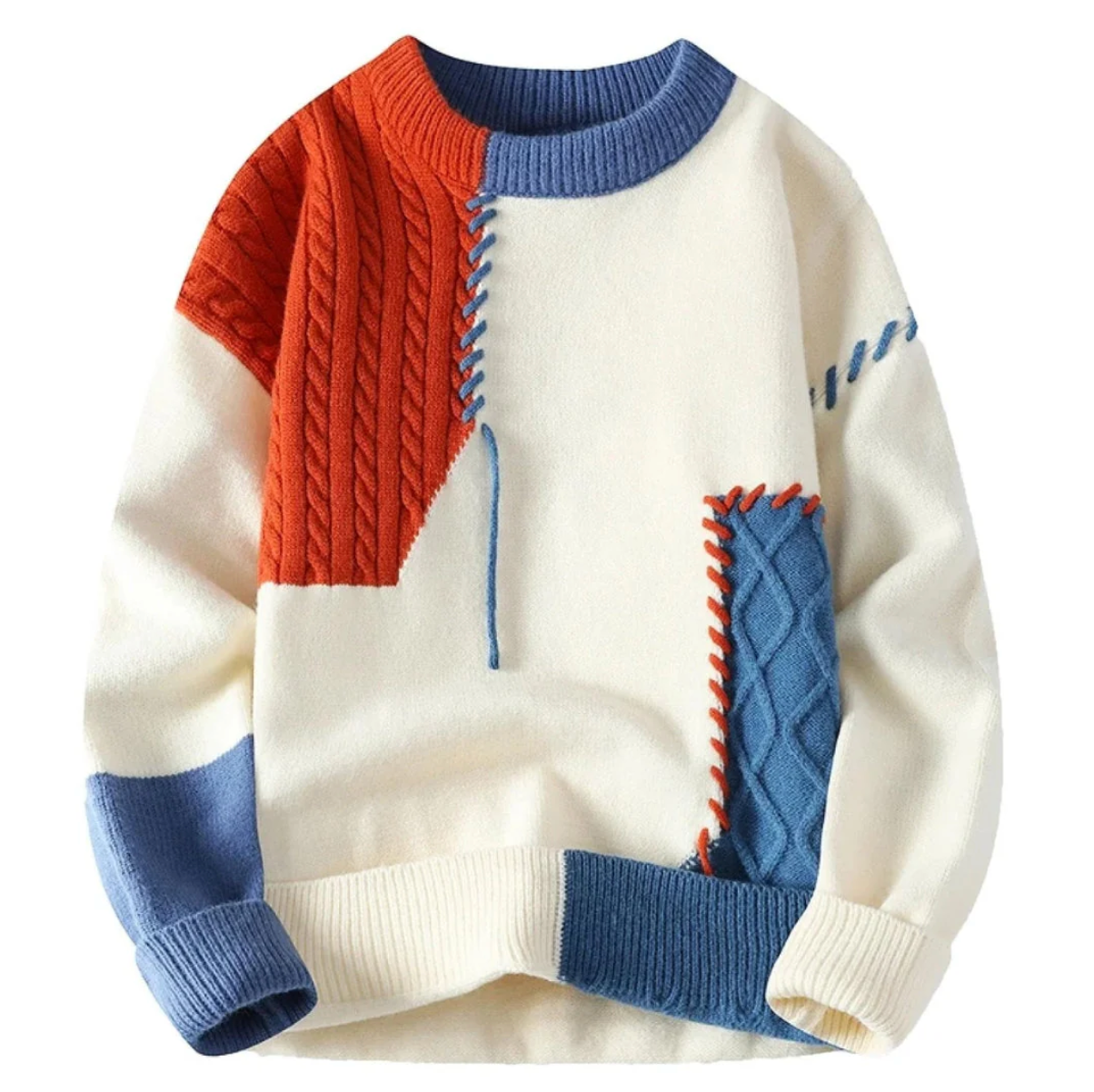 Logan | Patchwork Sweater