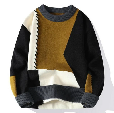 Logan | Patchwork Sweater