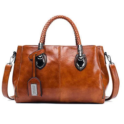 Lux™ Elegant Leather Dufflebag