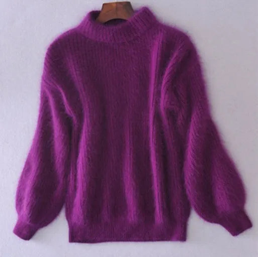 Estelle - Vintage Angora Sweater for a Timeless Look