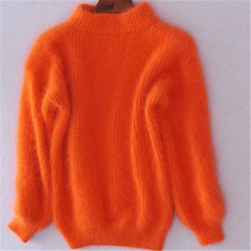 Estelle - Vintage Angora Sweater for a Timeless Look