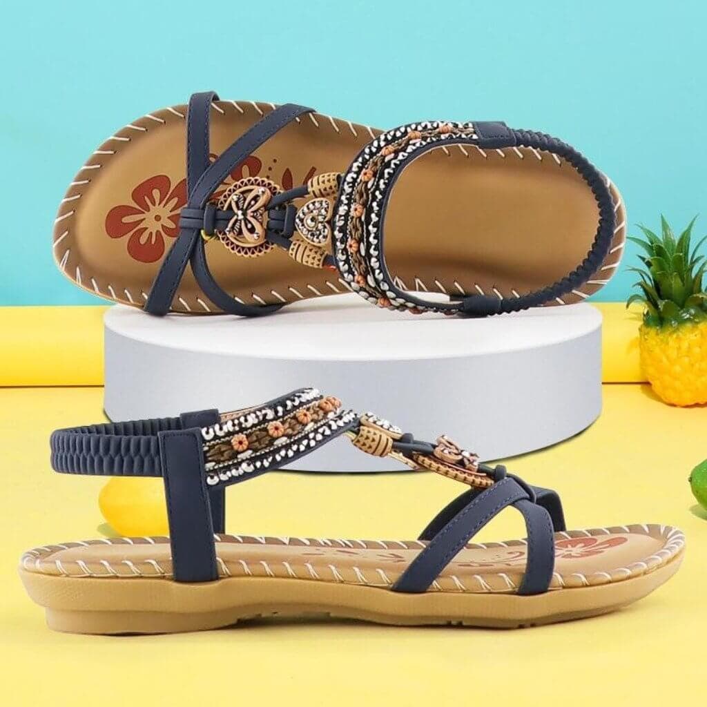 Havana - Sandals with Elastic Band & Soft Platform