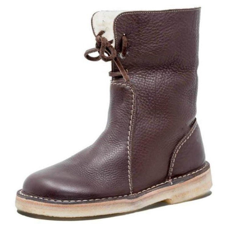 Leni Step Inn Boots with Fleece Lining