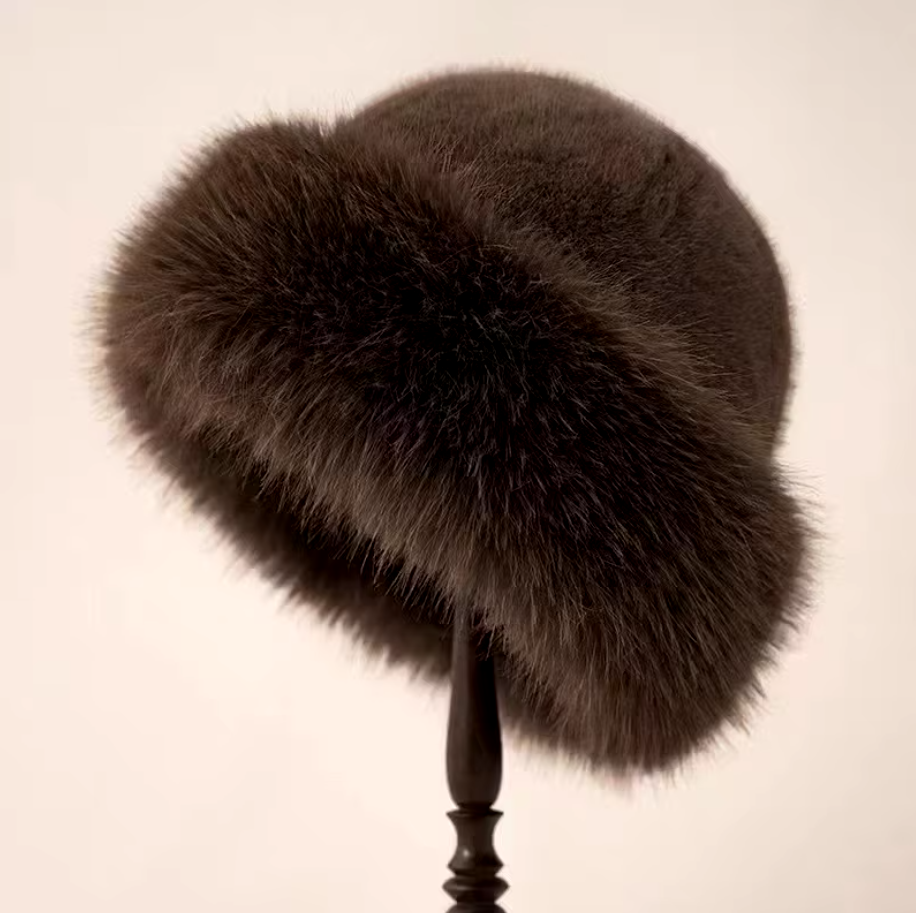 Polly - Elegant Faux Fur Hat