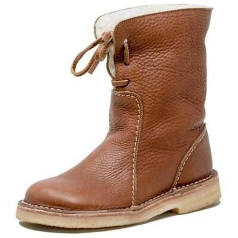 Leni Step Inn Boots with Fleece Lining